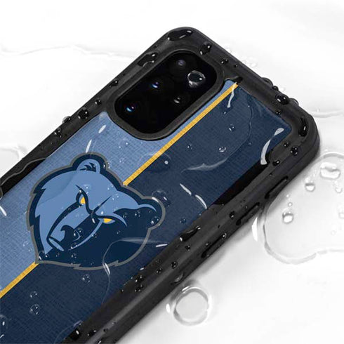 NBA Memphis Grizzlies Canvas Galaxy S20 Plus Waterproof Case