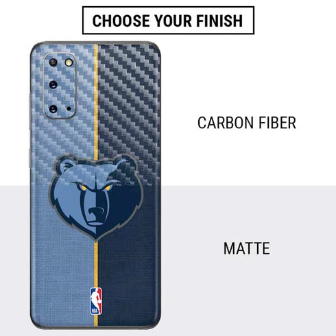 NBA Memphis Grizzlies Canvas Galaxy S20 Skin