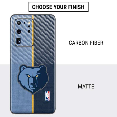 NBA Memphis Grizzlies Canvas Galaxy S20 Ultra 5G Skin
