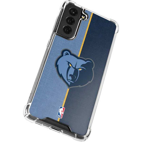 NBA Memphis Grizzlies Canvas Galaxy S21 FE Clear Case