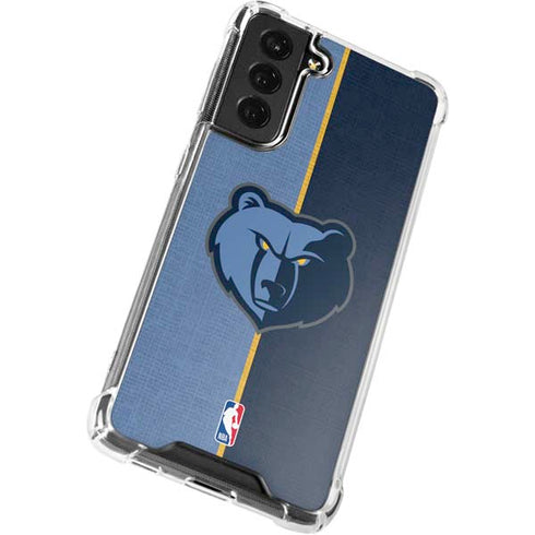 NBA Memphis Grizzlies Canvas Galaxy S22 Plus Clear Case
