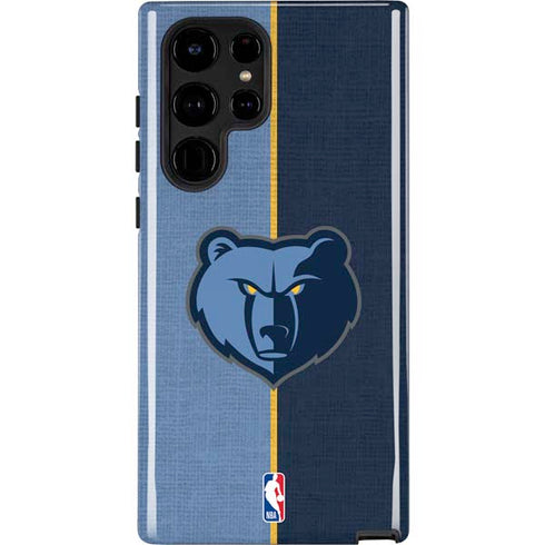 NBA Memphis Grizzlies Canvas Galaxy S22 Ultra Pro Case