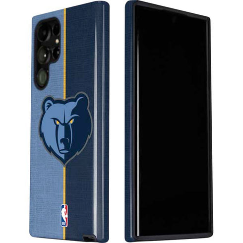 NBA Memphis Grizzlies Canvas Galaxy S22 Ultra Pro Case
