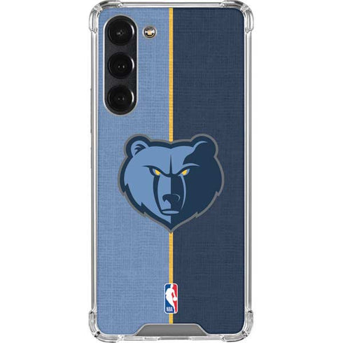 NBA Memphis Grizzlies Canvas Galaxy S23 Plus Clear Case