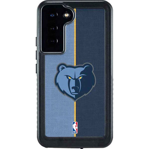 NBA Memphis Grizzlies Canvas Galaxy S23 Plus Waterproof Case