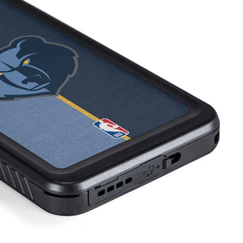 NBA Memphis Grizzlies Canvas Galaxy S23 Plus Waterproof Case