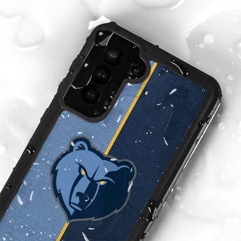 NBA Memphis Grizzlies Canvas Galaxy S23 Plus Waterproof Case