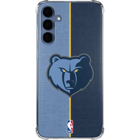 NBA Memphis Grizzlies Canvas Galaxy S24 Clear Case