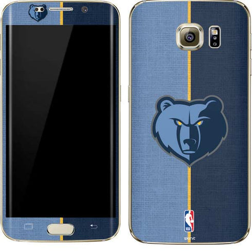 NBA Memphis Grizzlies Canvas Galaxy S7 Edge Skin