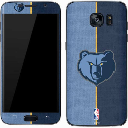 NBA Memphis Grizzlies Canvas Galaxy S7 Skin