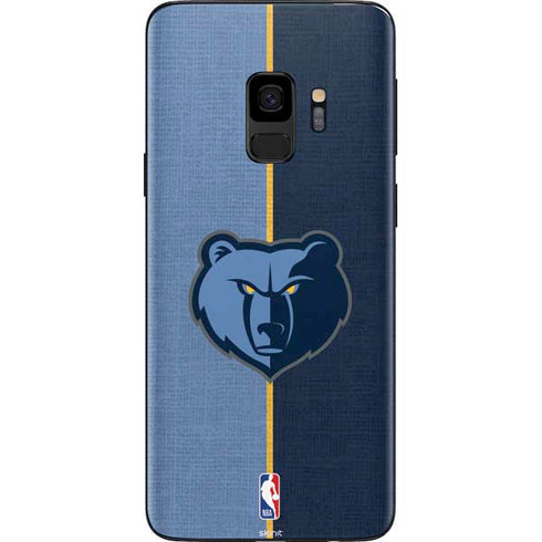 NBA Memphis Grizzlies Canvas Galaxy S9 Skin