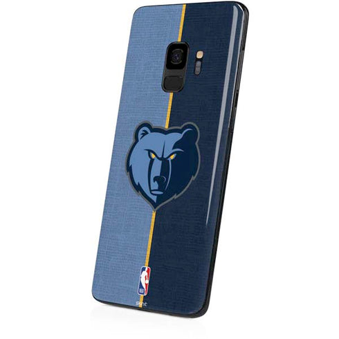 NBA Memphis Grizzlies Canvas Galaxy S9 Skin