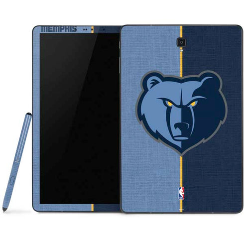 NBA Memphis Grizzlies Canvas Samsung Galaxy Tab Skin