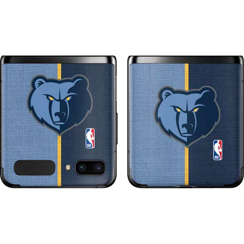 NBA Memphis Grizzlies Canvas Galaxy Z Flip Skin