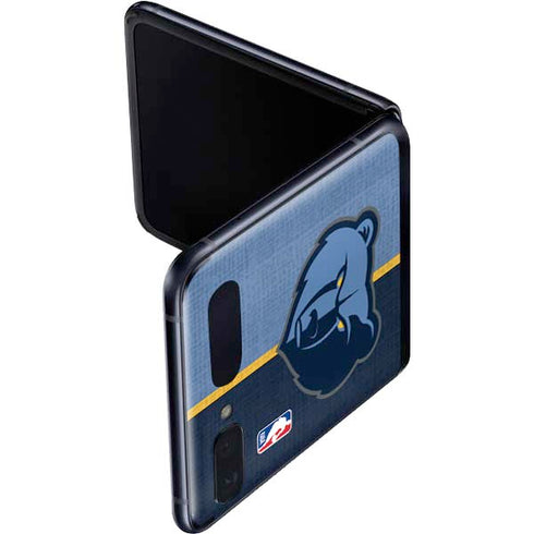 NBA Memphis Grizzlies Canvas Galaxy Z Flip Skin