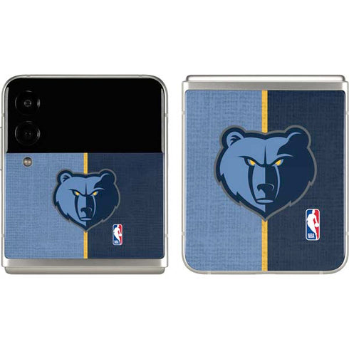 NBA Memphis Grizzlies Canvas Galaxy Z Flip3 5G Skin