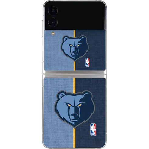 NBA Memphis Grizzlies Canvas Galaxy Z Flip3 5G Skin