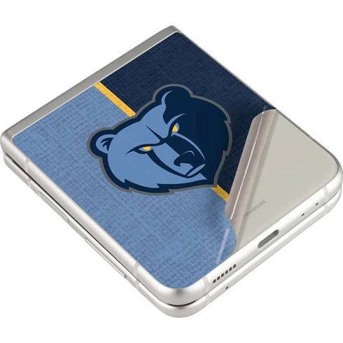 NBA Memphis Grizzlies Canvas Galaxy Z Flip3 5G Skin