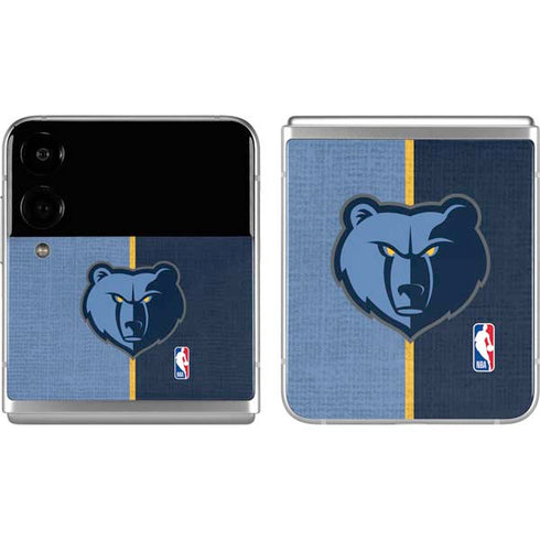 NBA Memphis Grizzlies Canvas Galaxy Z Flip4 5G Skin