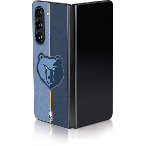 NBA Memphis Grizzlies Canvas Galaxy Z Fold5 5G Skin