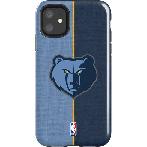 NBA Memphis Grizzlies Canvas iPhone 11 Impact Case
