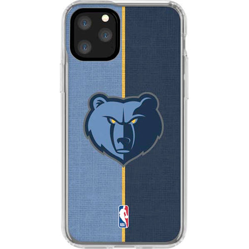 NBA Memphis Grizzlies Canvas iPhone 11 Pro Clear Case