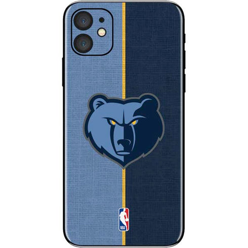 NBA Memphis Grizzlies Canvas iPhone 11 Skin