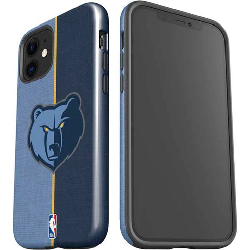 NBA Memphis Grizzlies Canvas iPhone 12 Impact Case