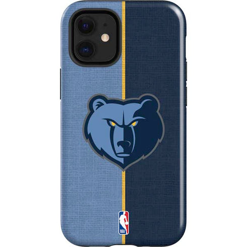 NBA Memphis Grizzlies Canvas iPhone 12 Mini Impact Case
