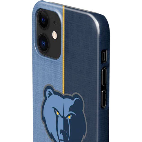 NBA Memphis Grizzlies Canvas iPhone 12 Mini Lite Case