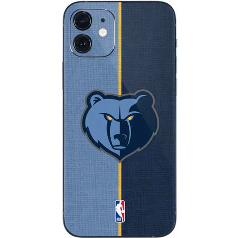 NBA Memphis Grizzlies Canvas iPhone 12 Mini Skin