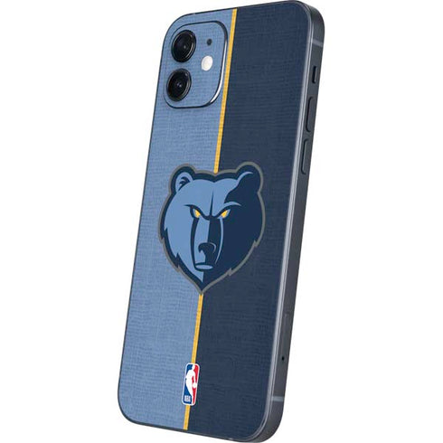 NBA Memphis Grizzlies Canvas iPhone 12 Mini Skin