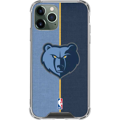 NBA Memphis Grizzlies Canvas iPhone 12 Pro Clear Case