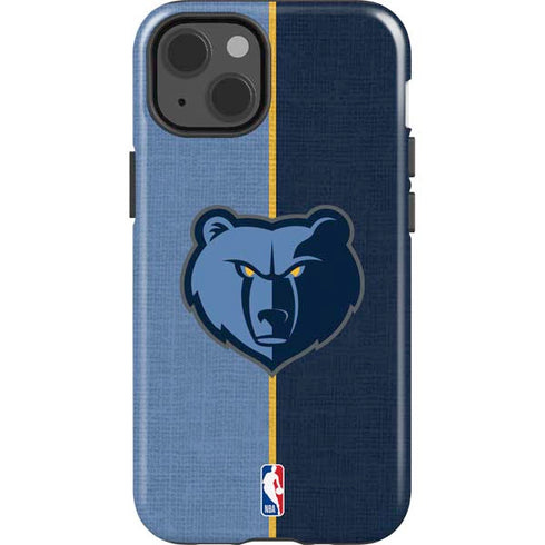 NBA Memphis Grizzlies Canvas iPhone 13 Impact Case