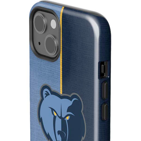 NBA Memphis Grizzlies Canvas iPhone 13 Impact Case