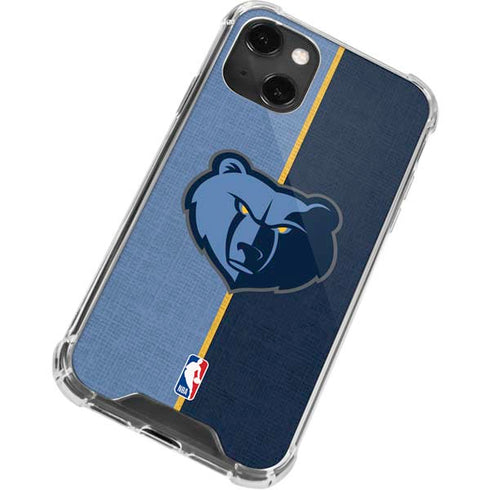 NBA Memphis Grizzlies Canvas iPhone 13 Mini Clear Case