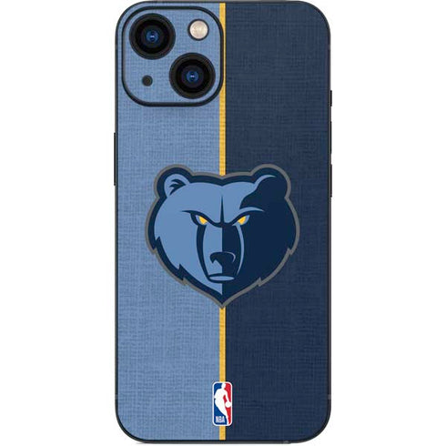 NBA Memphis Grizzlies Canvas iPhone 13 Mini Skin