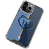 NBA Memphis Grizzlies Canvas iPhone 13 Pro Clear Case