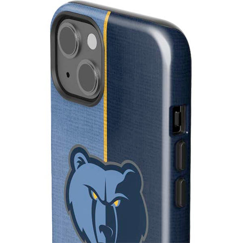 NBA Memphis Grizzlies Canvas iPhone 14 Impact Case