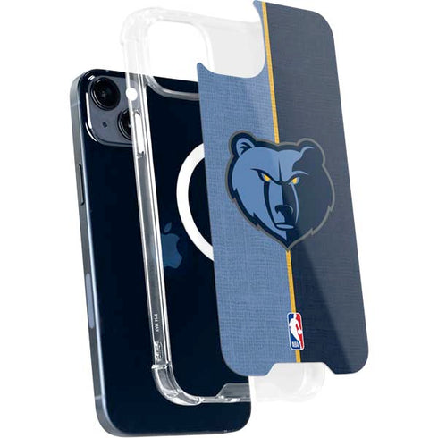 NBA Memphis Grizzlies Canvas iPhone 15 Plus MagSafe Case