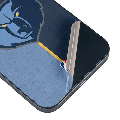 NBA Memphis Grizzlies Canvas iPhone 15 Plus Skin