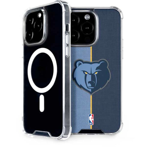 NBA Memphis Grizzlies Canvas iPhone 15 Pro MagSafe Case