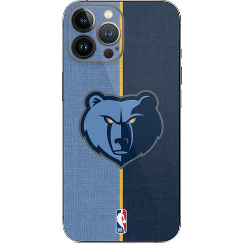 NBA Memphis Grizzlies Canvas iPhone 14 Pro Max Skin