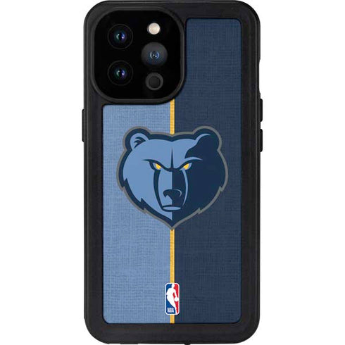 NBA Memphis Grizzlies Canvas iPhone 14 Pro Max Waterproof Case