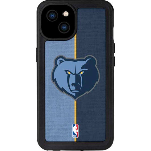 NBA Memphis Grizzlies Canvas iPhone 15 Plus Waterproof Case