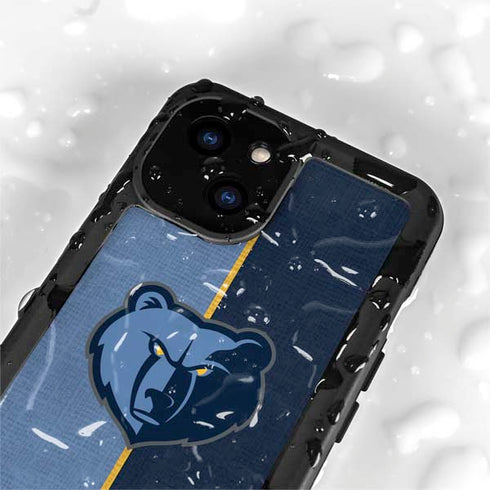 NBA Memphis Grizzlies Canvas iPhone 15 Plus Waterproof Case
