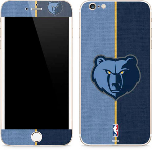 NBA Memphis Grizzlies Canvas iPhone 6/6s Plus Skin