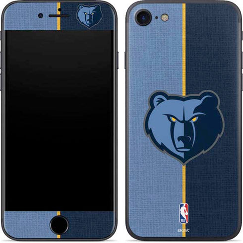NBA Memphis Grizzlies Canvas iPhone 8 Skin