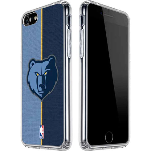 NBA Memphis Grizzlies Canvas iPhone SE (2nd & 3rd Gen) Clear Case