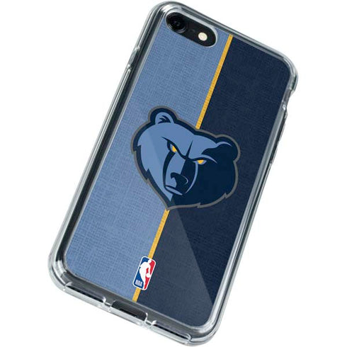 NBA Memphis Grizzlies Canvas iPhone SE (2nd & 3rd Gen) Clear Case